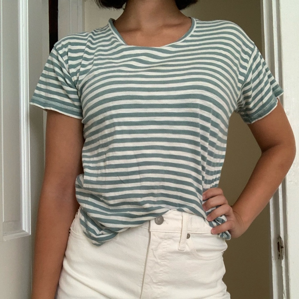 ✨3/$20✨ Madewell Striped Whisper Cotton Tee